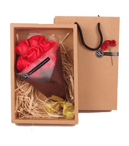 GC195 - Gift Soap Bouquet Rose Gift Box